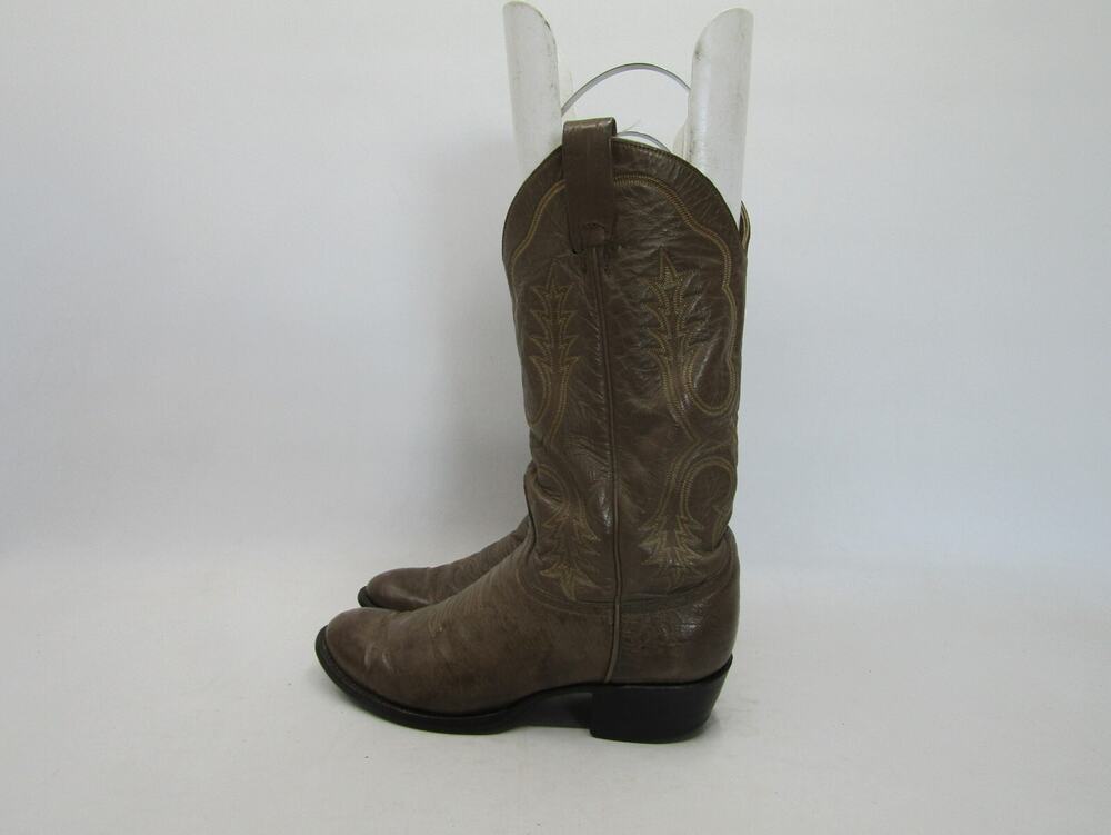 TONY LAMA Mens Size 8.5 D Brown Leather Cowboy Western Boots